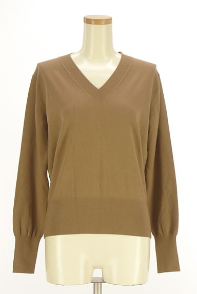 クリックで大画像表示 LE CIEL BLEU(ルシェルブルー)の古着「Vネックハイゲージニット(ニット)」大画像1へ