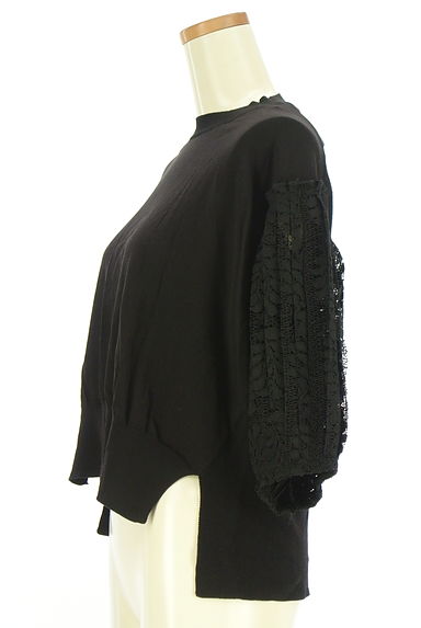 クリックで大画像表示 ELENDEEK(エレンディーク)の古着「プリーツレース袖ニット(ニット)」大画像3へ