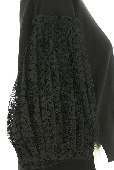 クリックで大画像表示 ELENDEEK(エレンディーク)の古着「プリーツレース袖ニット(ニット)」大画像5へ