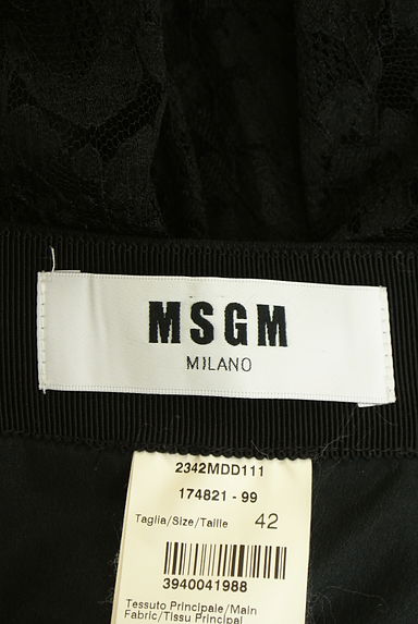 クリックで大画像表示 MSGM(エムエスジーエム)の古着「総レースプリーツロングスカート(ロングスカート・マキシスカート)」大画像6へ