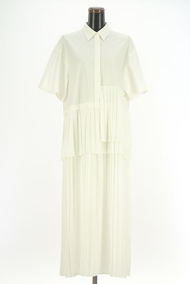 CLANE（クラネ）の古着「シャツ×シフォンプリーツマキシワンピ（ワンピース・チュニック）」大画像１へ