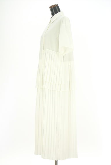 CLANE（クラネ）の古着「シャツ×シフォンプリーツマキシワンピ（ワンピース・チュニック）」大画像３へ