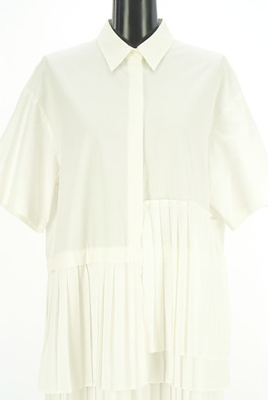 CLANE（クラネ）の古着「シャツ×シフォンプリーツマキシワンピ（ワンピース・チュニック）」大画像４へ