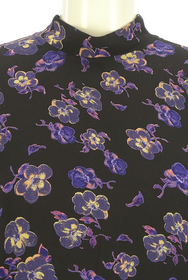 GANNI（ガニー）の古着「花柄シフォンロングワンピース（ワンピース・チュニック）」大画像４へ