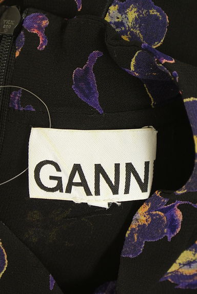 GANNI（ガニー）の古着「花柄シフォンロングワンピース（ワンピース・チュニック）」大画像６へ
