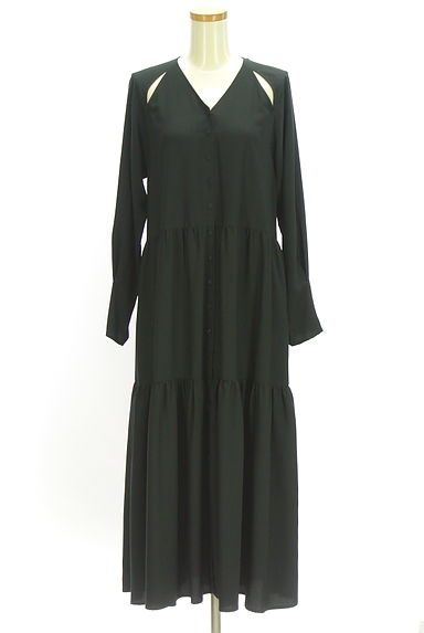 LE CIEL BLEU（ルシェルブルー）の古着「カッティングティアードロングワンピース（ワンピース・チュニック）」大画像１へ