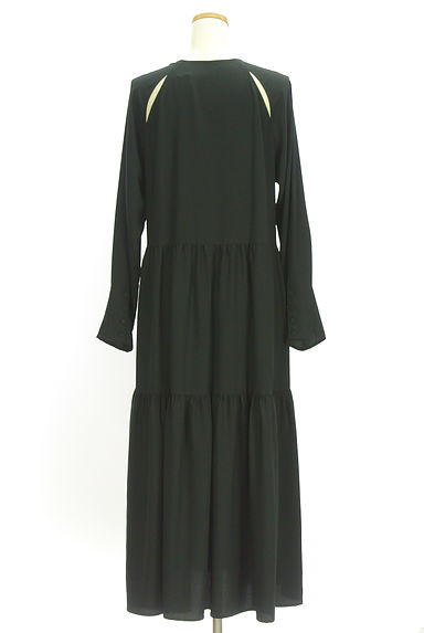 LE CIEL BLEU（ルシェルブルー）の古着「カッティングティアードロングワンピース（ワンピース・チュニック）」大画像２へ