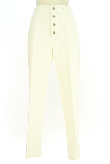 LE CIEL BLEU（ルシェルブルー）の古着「ハイウエストテーパードホワイトデニム（デニムパンツ）」大画像１へ