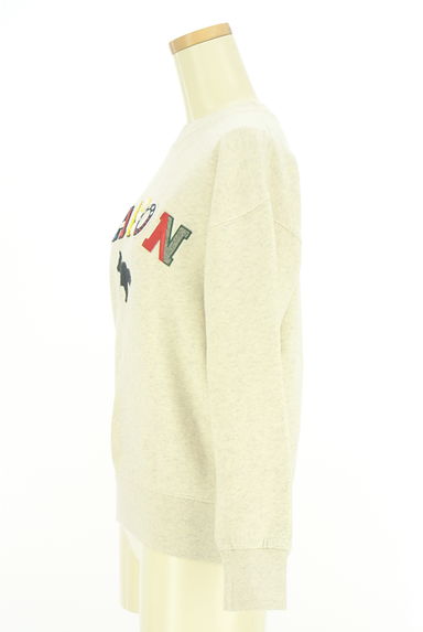 クリックで大画像表示 MAISON KITSUNE(メゾン キツネ)の古着「ロゴワッペン裏起毛スウェット(スウェット・パーカー)」大画像3へ
