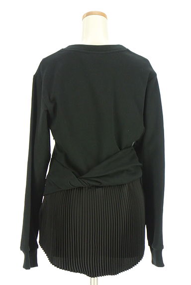 クリックで大画像表示 3.1PHILLIP LIM(3.1フィリップリム)の古着「プリーツドッキングツイストスウェット(カットソー・プルオーバー)」大画像2へ