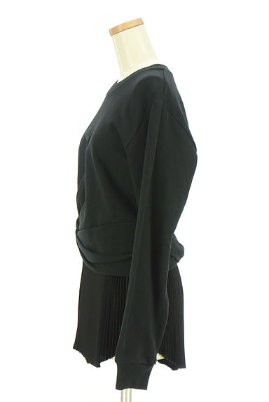 クリックで大画像表示 3.1PHILLIP LIM(3.1フィリップリム)の古着「プリーツドッキングツイストスウェット(カットソー・プルオーバー)」大画像3へ