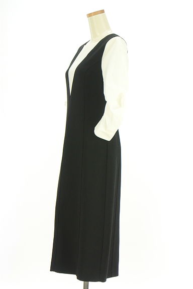 LE CIEL BLEU（ルシェルブルー）の古着「レイヤード風ロングワンピース（ワンピース・チュニック）」大画像３へ