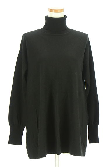 LE CIEL BLEU（ルシェルブルー）の古着「タートルネックAラインミドルニット（ニット）」大画像１へ