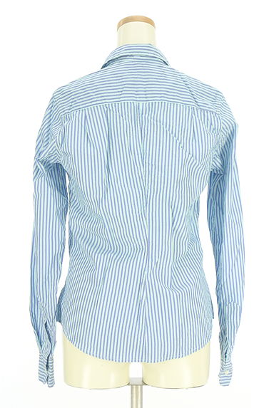 Frank&Eileen（フランクアンドアイリーン）の古着「ストライプスキッパーブラウス（カジュアルシャツ）」大画像２へ