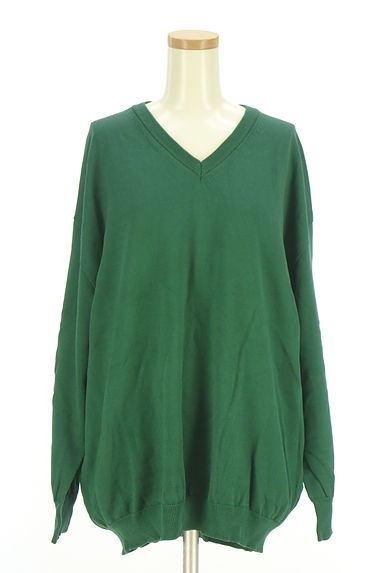 GALERIE VIE（ギャルリーヴィー）の古着「オーバーサイズVネックニット（ニット）」大画像１へ