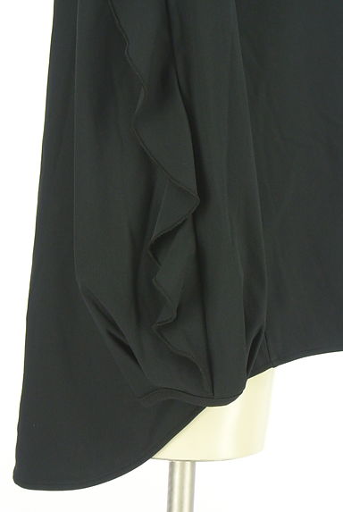 クリックで大画像表示 ESTNATION(エストネーション)の古着「フリル袖ストレッチブラウス(カットソー・プルオーバー)」大画像5へ