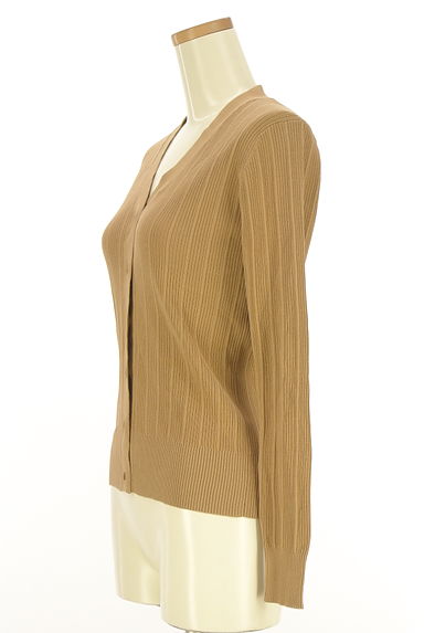 ESTNATION（エストネーション）の古着「Vネックリブニットカーディガン（カーディガン・ボレロ）」大画像３へ