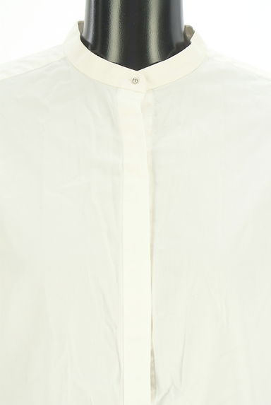 UNITED ARROWS（ユナイテッドアローズ）の古着「バンドカラーミドル丈シャツ（ブラウス）」大画像４へ