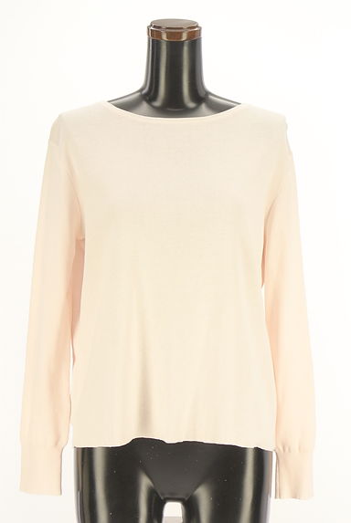 クリックで大画像表示 BEAUTY&YOUTH(ビューティ&ユース)の古着「ボートネックコットンニット(ニット)」大画像1へ