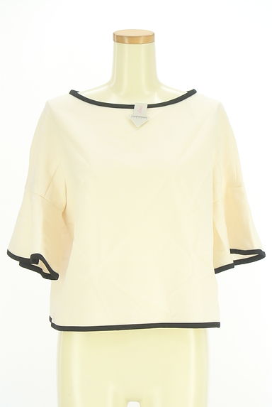 Tiara（ティアラ）の古着「フレアスリーブパイピングブラウス（カットソー・プルオーバー）」大画像４へ