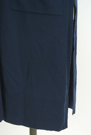 DES PRES（デプレ）の古着「ワンボタンVネックロングカーディガン（カーディガン・ボレロ）」大画像５へ