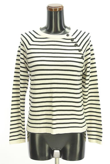 TOMORROWLAND（トゥモローランド）の古着「MACPHEE ラグランボーダーニット（ニット）」大画像１へ