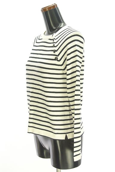 TOMORROWLAND（トゥモローランド）の古着「MACPHEE ラグランボーダーニット（ニット）」大画像３へ