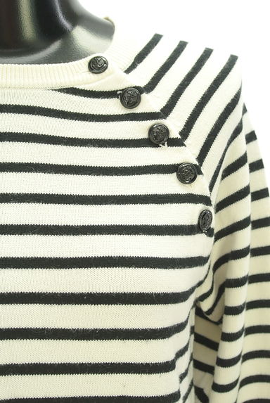 TOMORROWLAND（トゥモローランド）の古着「MACPHEE ラグランボーダーニット（ニット）」大画像４へ