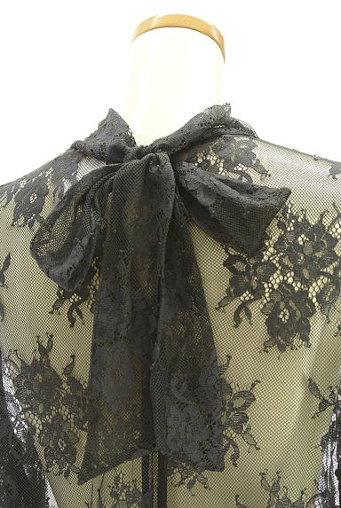 クリックで大画像表示 TOMORROWLAND(トゥモローランド)の古着「総レースブラウス(カットソー・プルオーバー)」大画像4へ