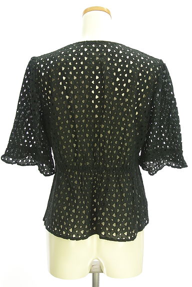 クリックで大画像表示 ESTNATION(エストネーション)の古着「透かし刺繍レースカーディガン(カーディガン・ボレロ)」大画像2へ