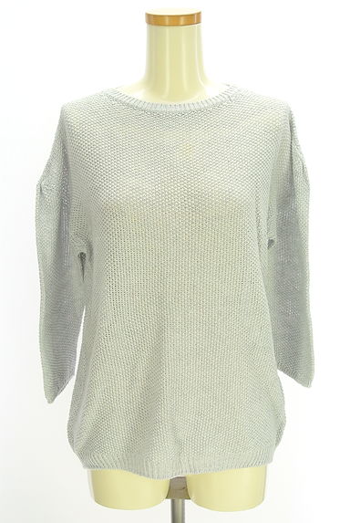 GALERIE VIE（ギャルリーヴィー）の古着「9分袖コットンローゲージニット（ニット）」大画像１へ