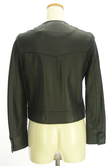 Edition（エディション）の古着「ノーカラーラムレザージャケット（ブルゾン・スタジャン）」大画像２へ