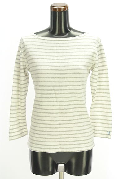 Hollywood Ranch Market（ハリウッドランチマーケット）の古着「ボートネックボーダーカットソー（カットソー・プルオーバー）」大画像１へ