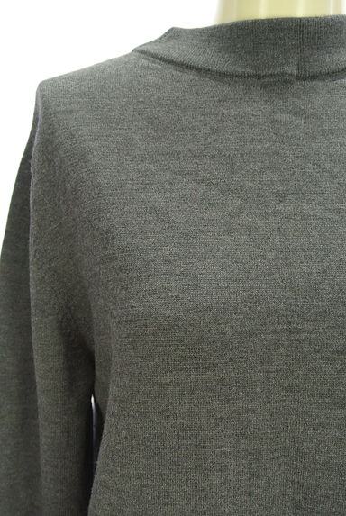 GALERIE VIE（ギャルリーヴィー）の古着「膝丈スリットニットワンピース（ワンピース・チュニック）」大画像４へ