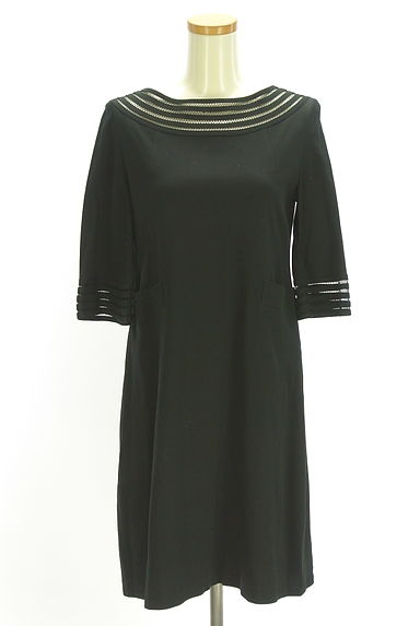 UNITED ARROWS（ユナイテッドアローズ）の古着「7分袖コットン膝丈ワンピース（ワンピース・チュニック）」大画像１へ