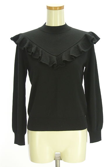 ESTNATION（エストネーション）の古着「ハイネックフリルニット（ニット）」大画像１へ