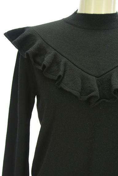 ESTNATION（エストネーション）の古着「ハイネックフリルニット（ニット）」大画像４へ