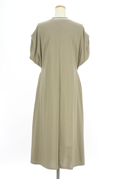 BRAHMIN（ブラーミン）の古着「タックフレンチスリーブロングワンピース（ワンピース・チュニック）」大画像２へ