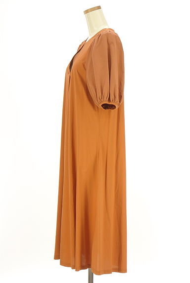 BRAHMIN（ブラーミン）の古着「ボリューム袖ロングフレアワンピース（ワンピース・チュニック）」大画像３へ