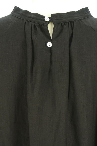 08Mab（ゼロハチマブ）の古着「8分袖バンドカラーリネンワンピース（ワンピース・チュニック）」大画像５へ