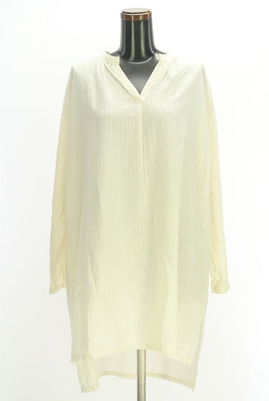 SUN VALLEY（サンバレー）の古着「キーネックチュニックブラウス（ワンピース・チュニック）」大画像１へ