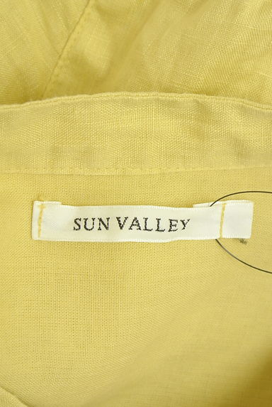 SUN VALLEY（サンバレー）の古着「バンドカラーリネンシャツ（ブラウス）」大画像６へ