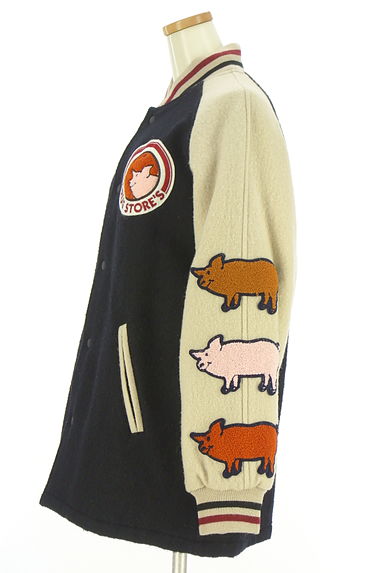 drug store's（ドラッグストアーズ）の古着「ワッペン付きスタジアムジャンパー（ブルゾン・スタジャン）」大画像３へ