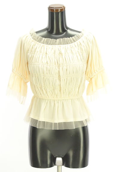 axes femme（アクシーズファム）の古着「5分袖シャーリングプルオ―バー（カットソー・プルオーバー）」大画像１へ