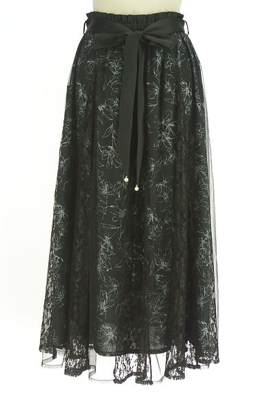axes femme（アクシーズファム）の古着「ベルト付きレースロングスカート（スカート）」大画像１へ