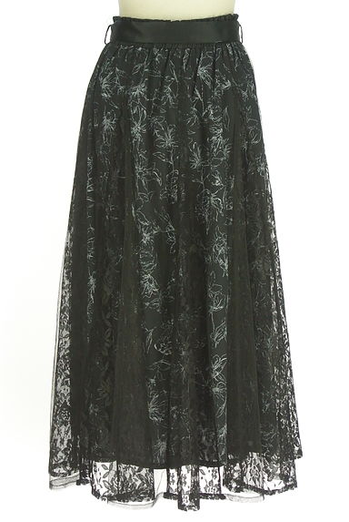 axes femme（アクシーズファム）の古着「ベルト付きレースロングスカート（スカート）」大画像２へ