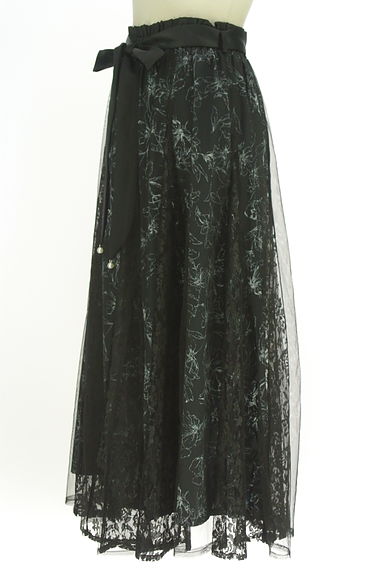 axes femme（アクシーズファム）の古着「ベルト付きレースロングスカート（スカート）」大画像３へ
