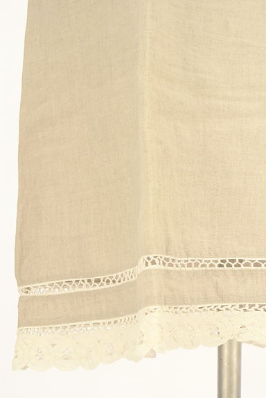 Samansa Mos2（サマンサモスモス）の古着「バテンレース付きリネンワンピース（ワンピース・チュニック）」大画像５へ