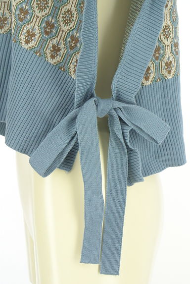 Samansa Mos2（サマンサモスモス）の古着「ehka sopo サイドオープン総柄ニットベスト（ベスト・ジレ）」大画像５へ