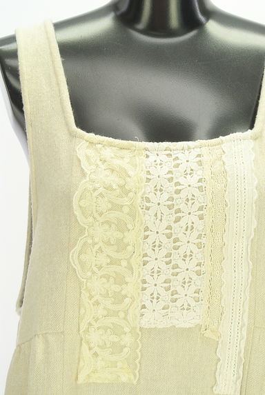 Samansa Mos2（サマンサモスモス）の古着「フロントレース膝下ワンピース（ワンピース・チュニック）」大画像４へ